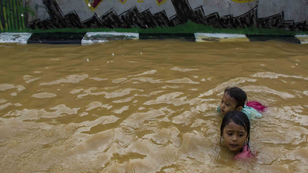 Ironi, Ketika Banjir Kembali Merendam Kampung Pulo Jakarta