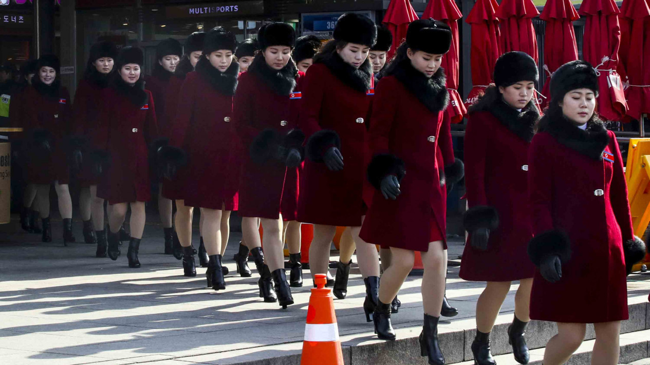 Kecantikan Tim Pemandu Sorak Korea Utara Bikin Gagal Fokus