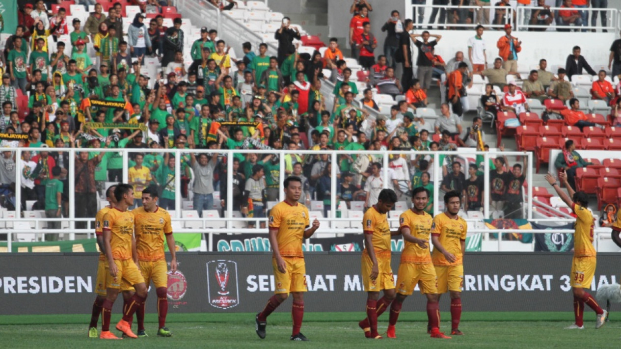 Kalahkan PSMS, Sriwijaya FC Peringkat Ketiga Piala Presiden