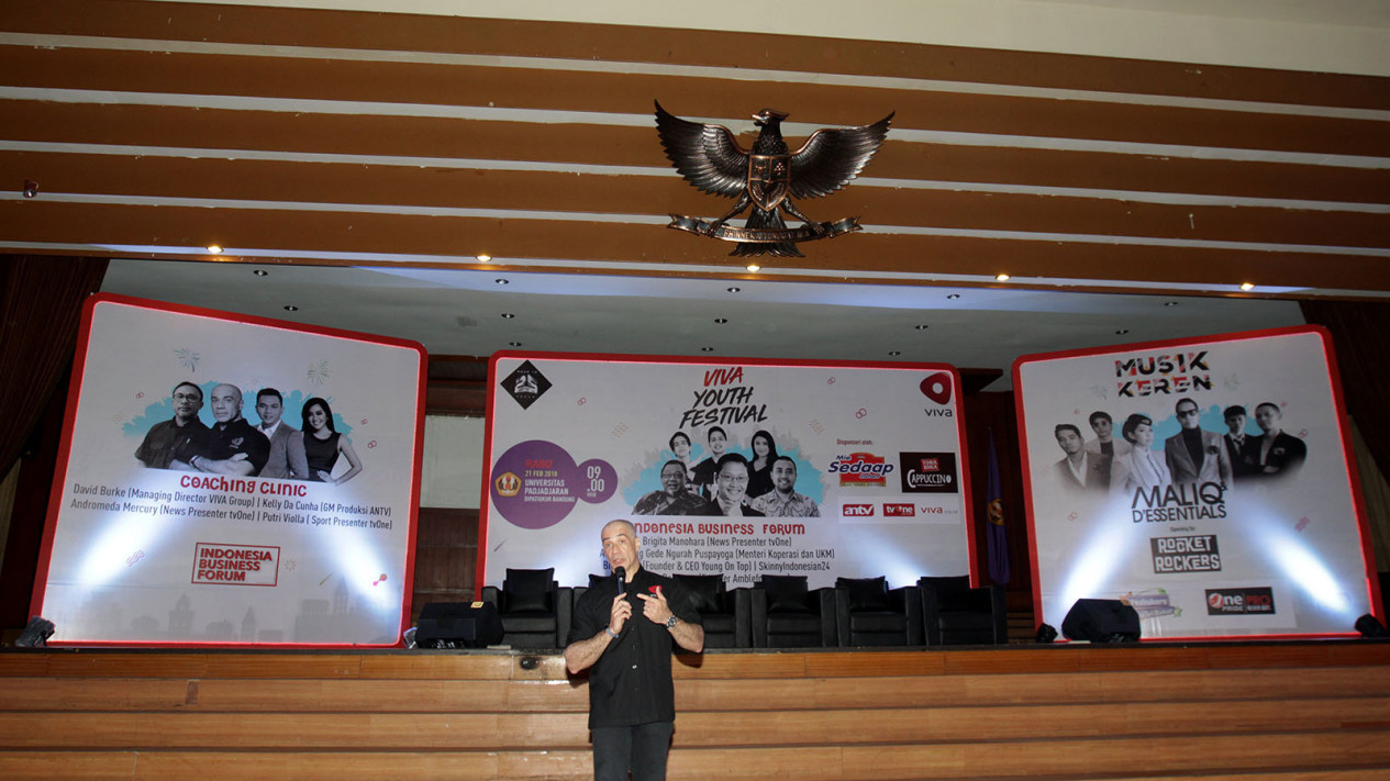 Coaching Clinic Industri Penyiaran di VIVA Youth Festival