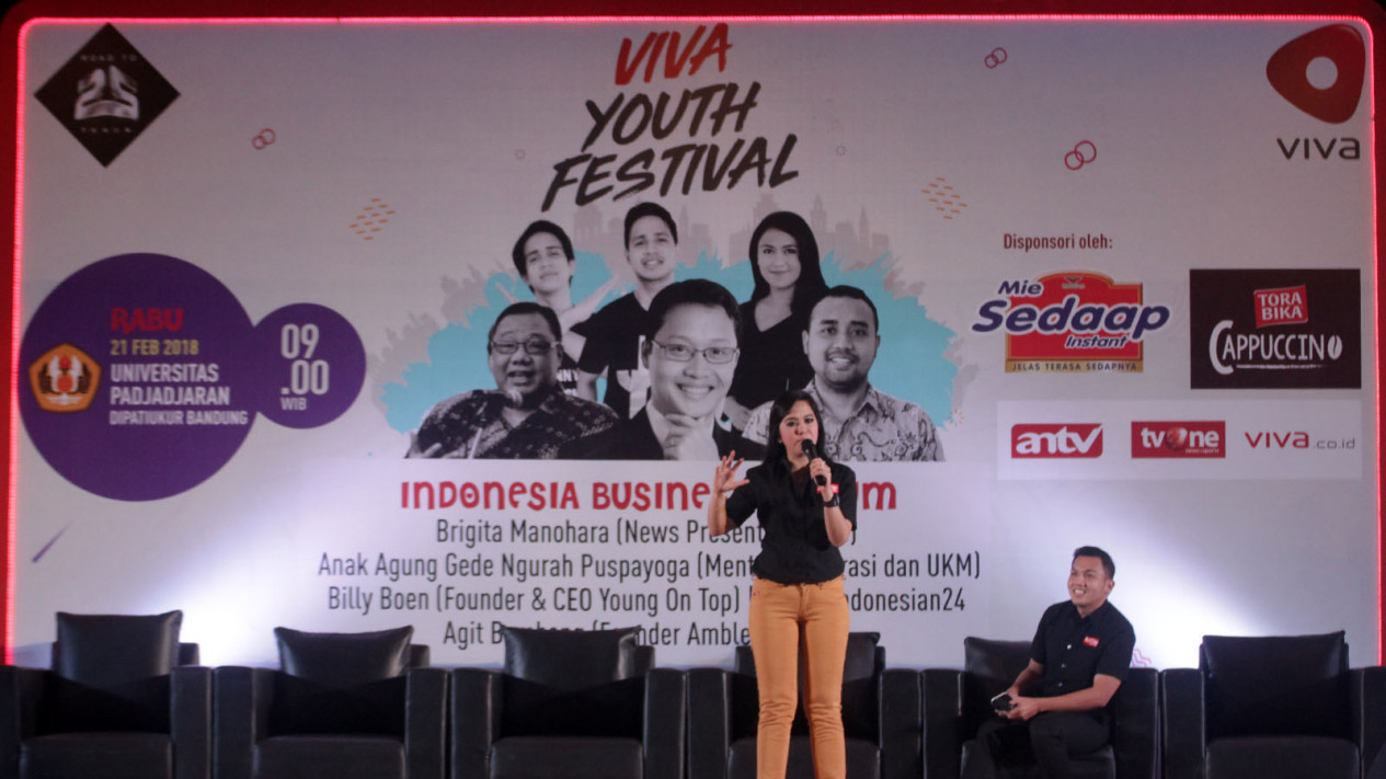 Coaching Clinic Industri Penyiaran di VIVA Youth Festival