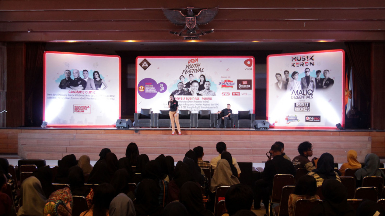 Coaching Clinic Industri Penyiaran di VIVA Youth Festival