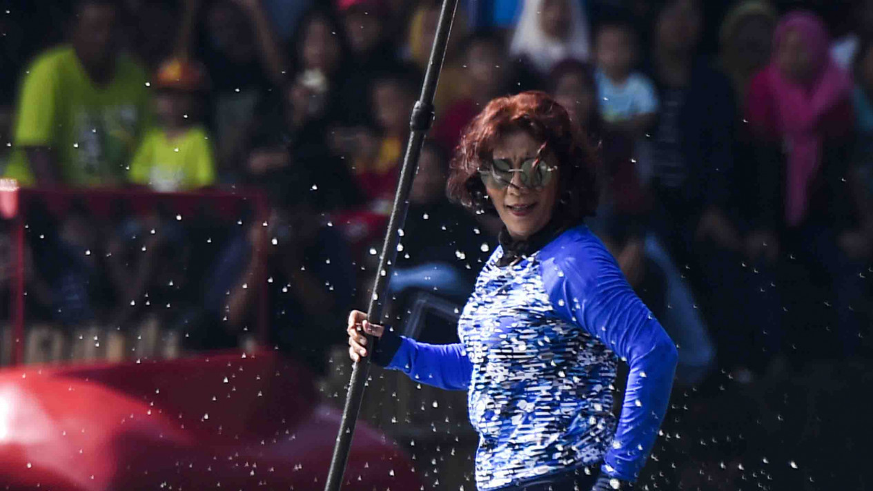 Lihat Aksi Menteri Susi Pudjiastuti di Festival Danau Sunter