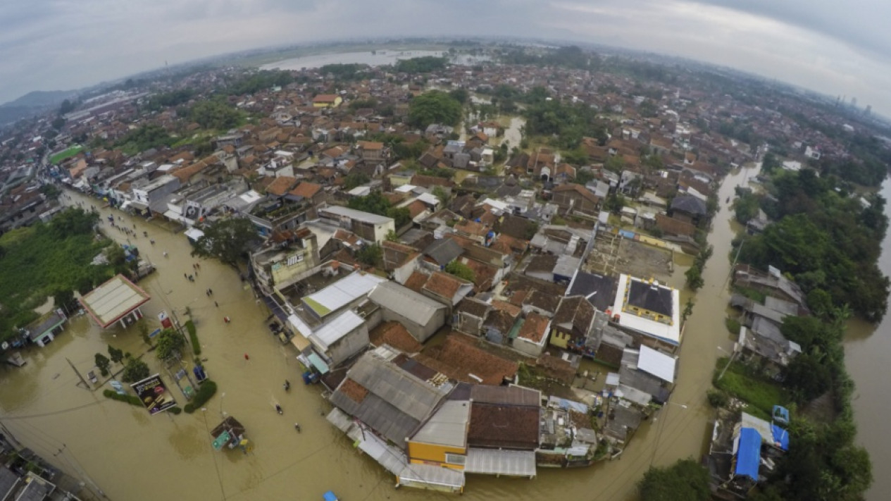 Parahnya Banjir Akibat Luapan Sungai Citarum