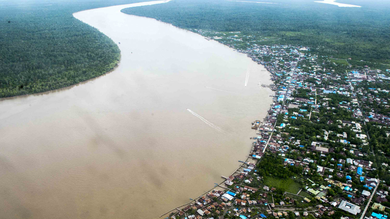 Melihat Kota Agats, Kota Bebas Polusi di Papua