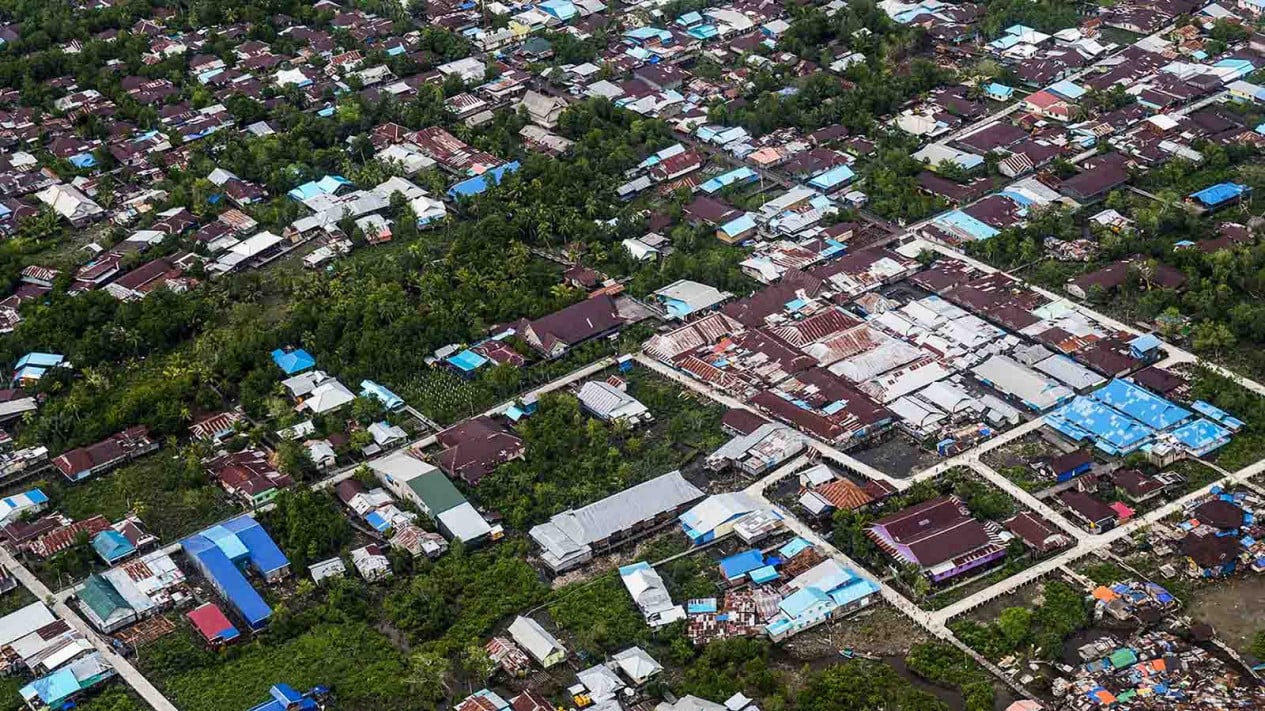 Melihat Kota Agats, Kota Bebas Polusi di Papua