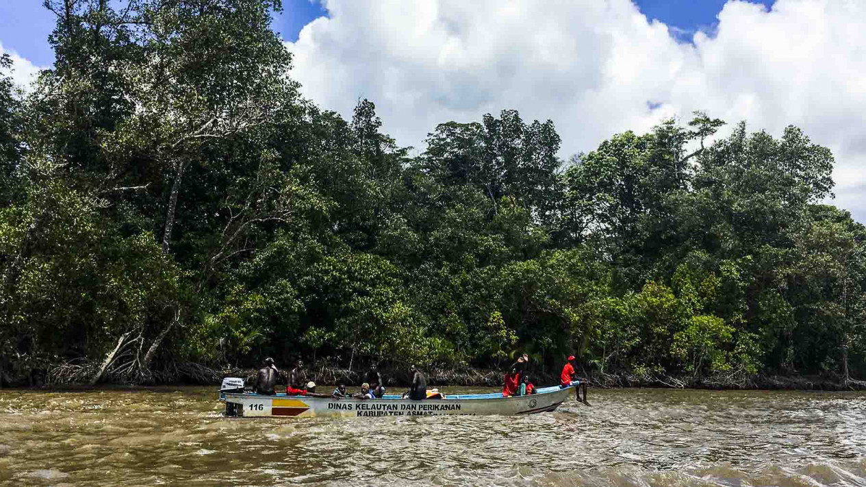Melihat Kota Agats, Kota Bebas Polusi di Papua