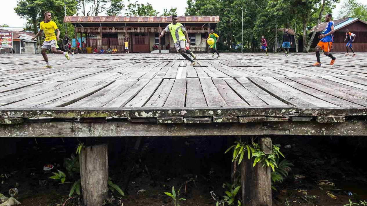 Melihat Kota Agats, Kota Bebas Polusi di Papua