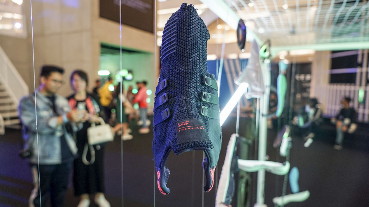 Instalasi Art Adidas dalam Original Is Never Finished