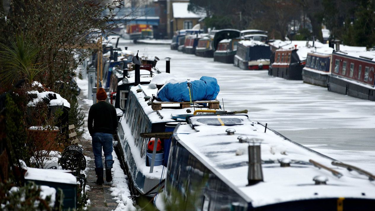 Cuaca Ekstrem, Kapal-Kapal ini Tertanam Es