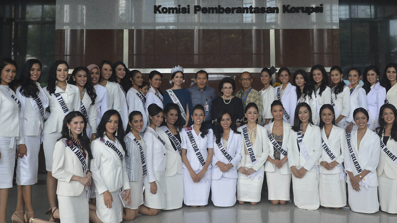 39 Finalis Putri Indonesia 2018 Sambangi KPK
