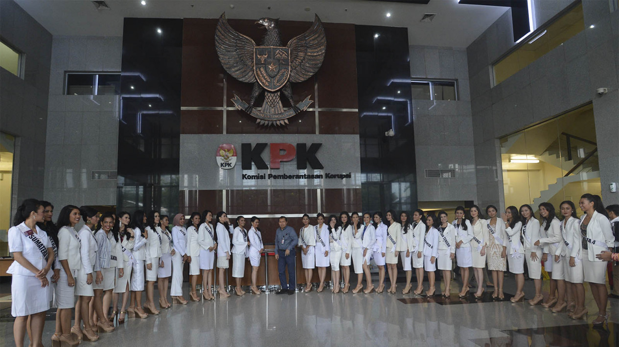 39 Finalis Putri Indonesia 2018 Sambangi KPK