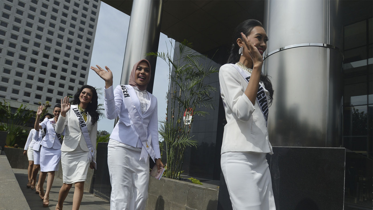 39 Finalis Putri Indonesia 2018 Sambangi KPK