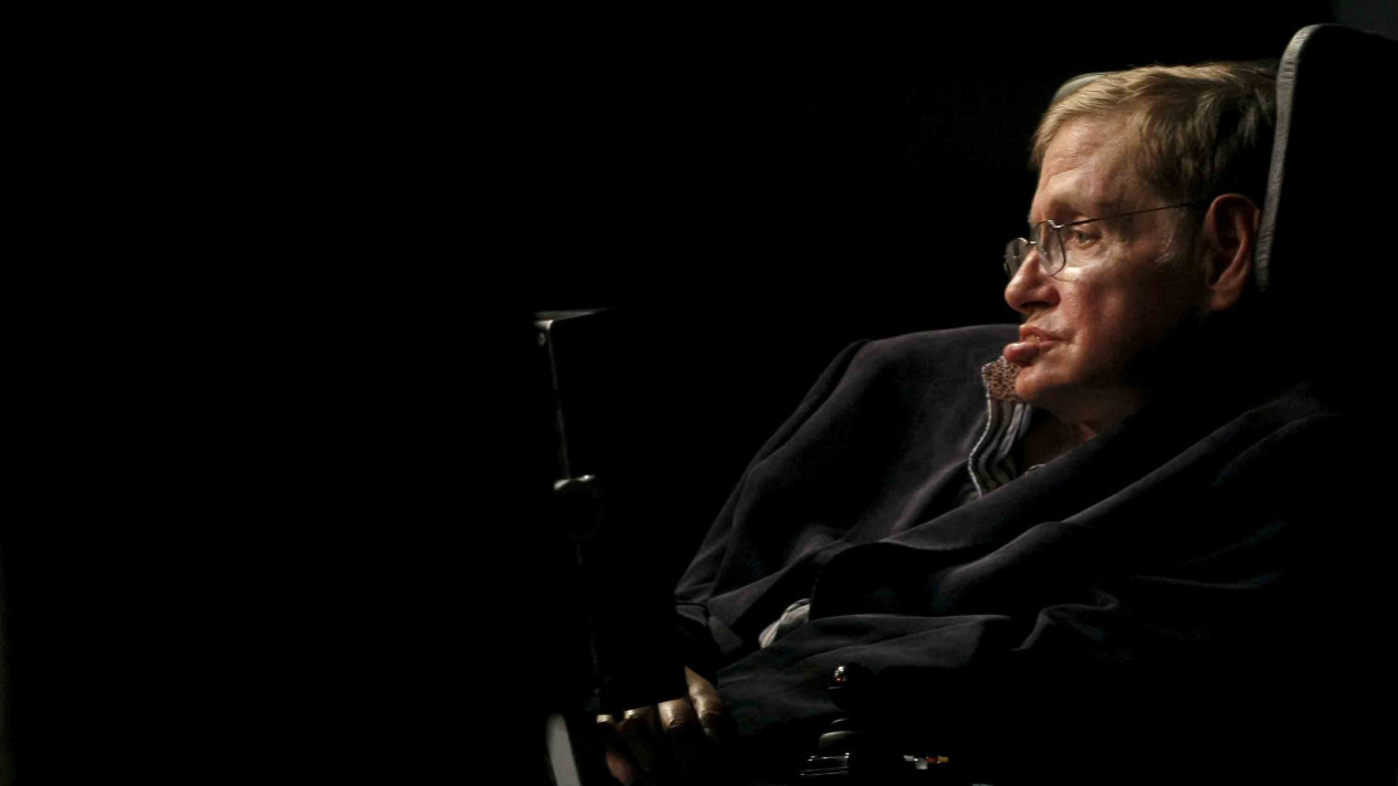 Foto Sebelum Stephen Hawking Meninggal Dunia