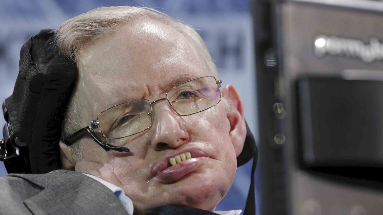 Foto Sebelum Stephen Hawking Meninggal Dunia