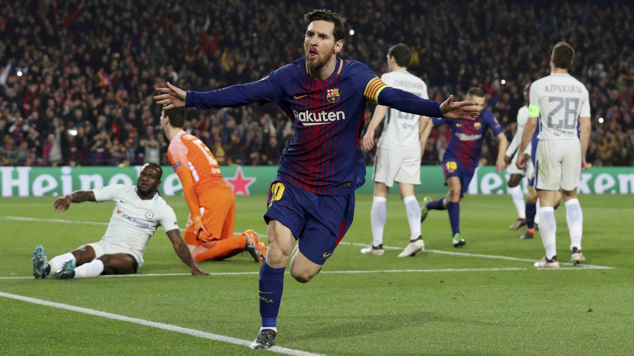 Suka Cita Messi Bikin Pemain Chelsea Nangis