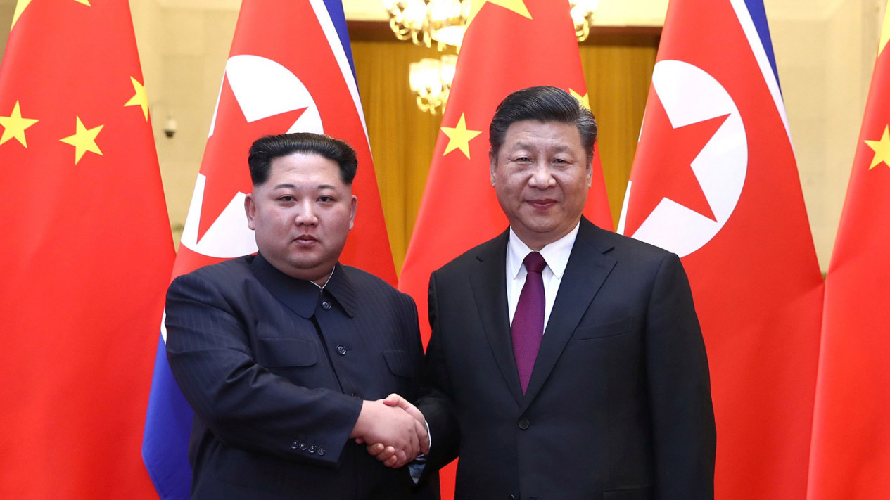 Seperti ini Pertemuan Kim Jong-Un dan Xi Jinping di China