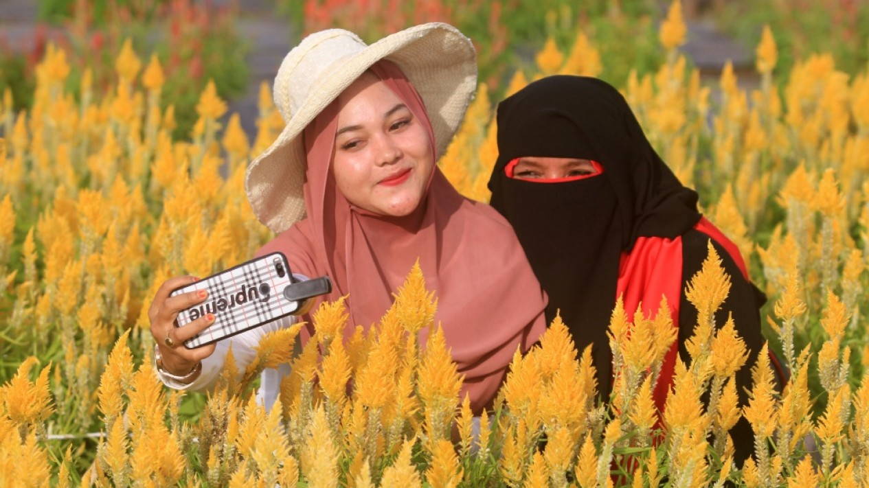 Menikmati Objek Wisata Taman Bunga di Aceh