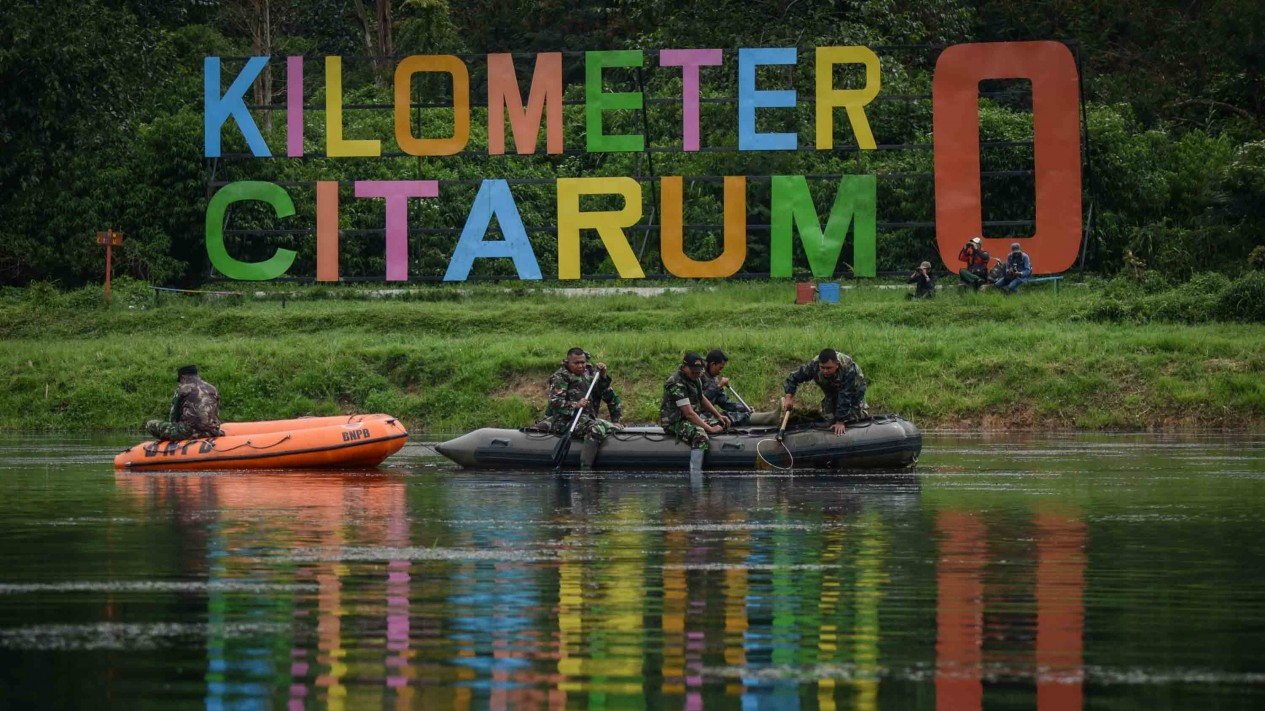 Cakep, Sungai Citarum Bersih dari Sampah dan Limbah