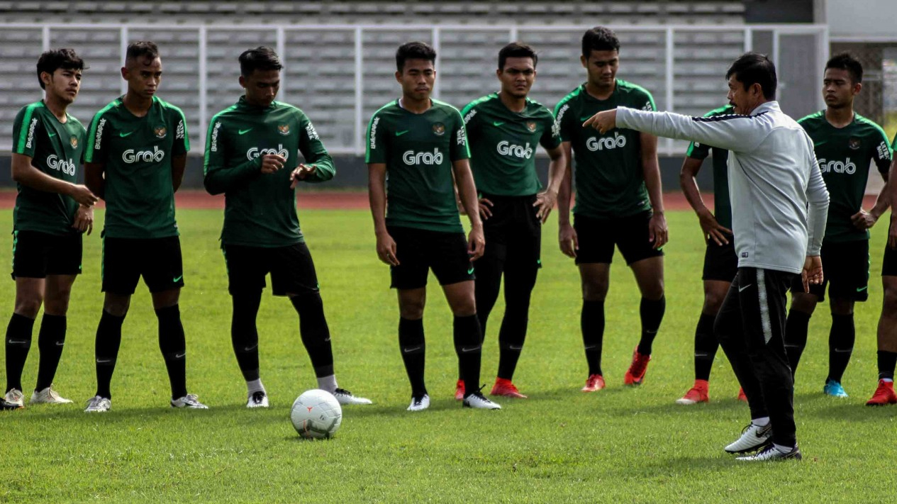 Hari Kedua Latihan Timnas Indonesia Jelang Piala AFF U-22