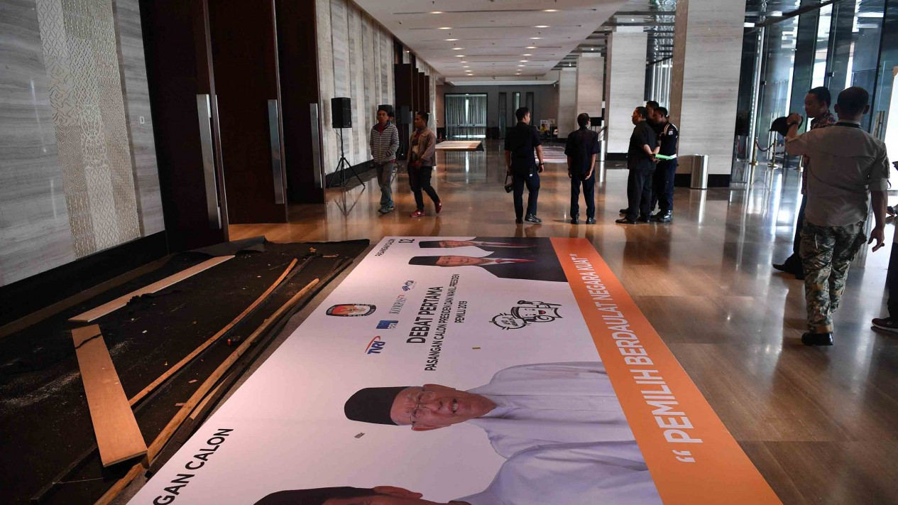 Seperti ini Persiapan Jelang Debat Perdana Pilpres 2019