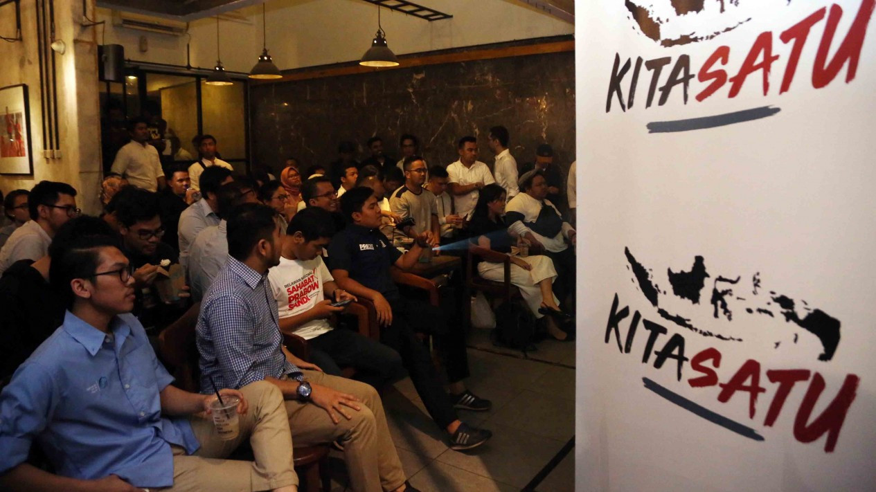Ramainya Nobar Debat Pilpres 2019 di Cafe-cafe Jakarta