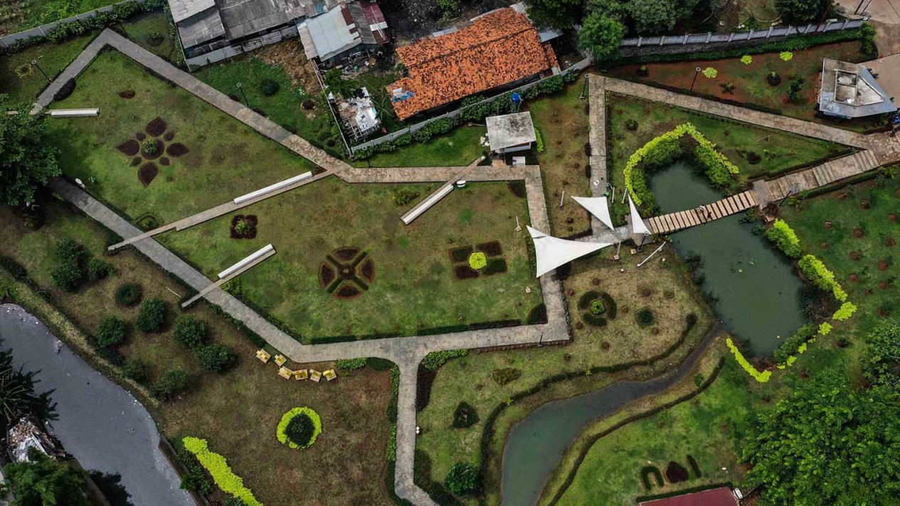 Wow, Taman di Jakarta ini Dulunya Lahan Kumuh