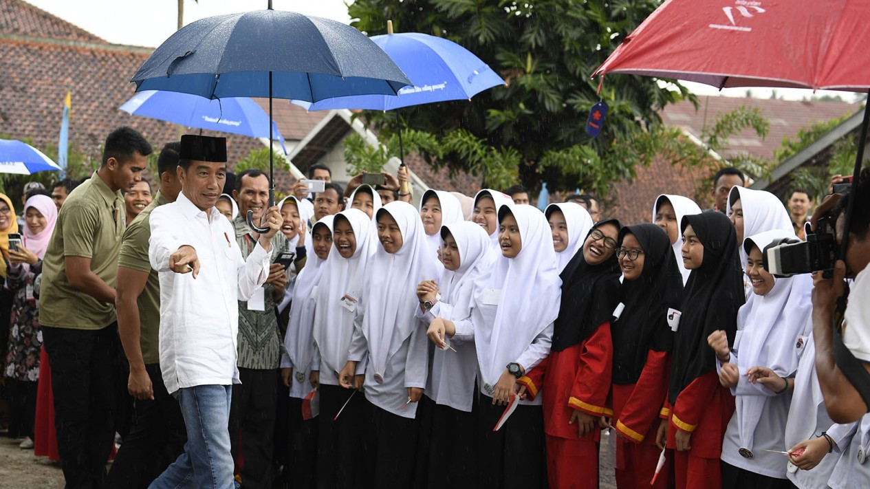Presiden Jokowi Tinjau Rusun Ponpes Darul Arqam