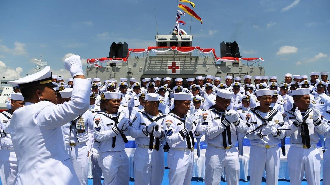 Upacara Penyerahan KRI Semarang 594