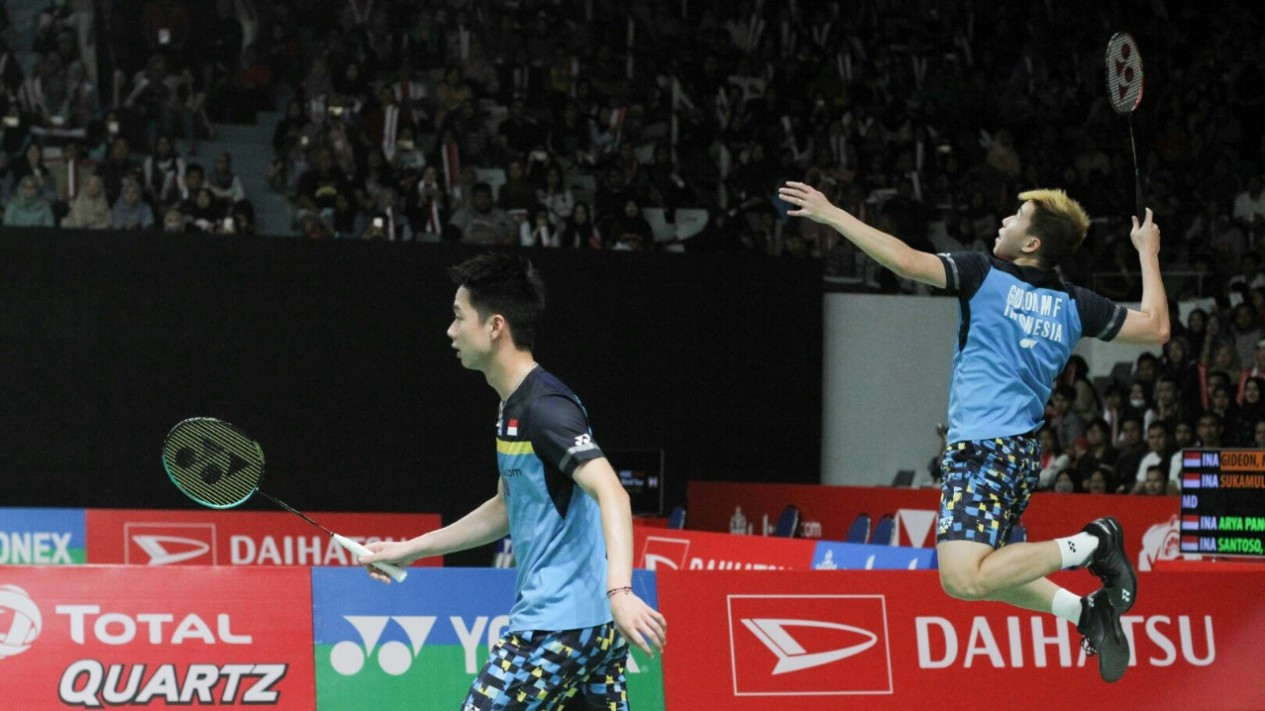 Butuh 28 Menit Bagi Kevin dan Marcus Melaju ke Perempatfinal
