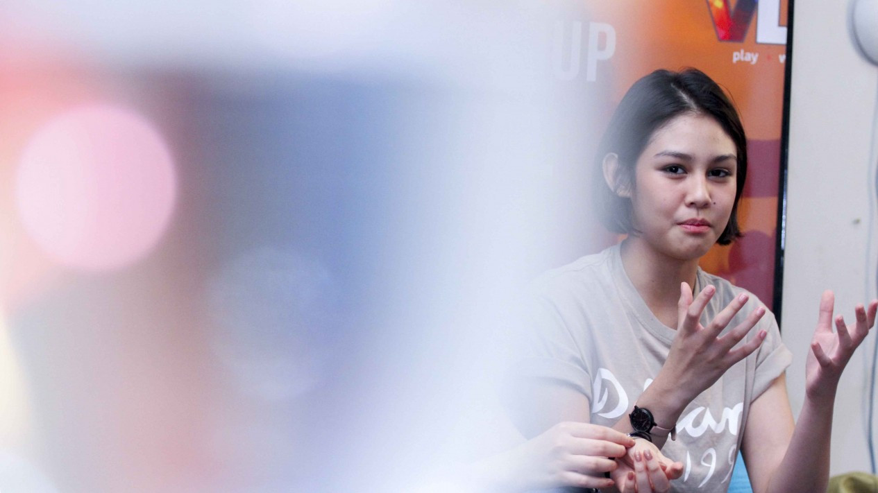 Meriahnya Para Pemain Film Dilan 1991 saat Kunjungi VIVA