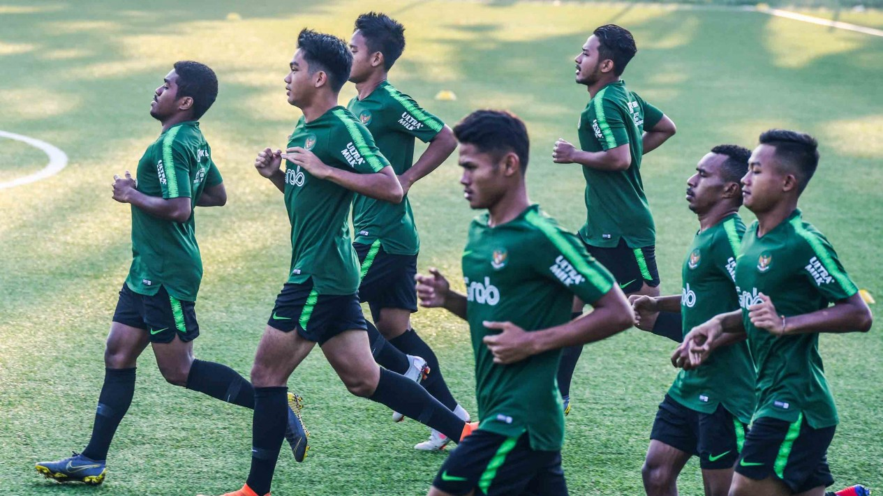 Latihan Terakhir Timnas U-22 Jelang Piala AFF 2019