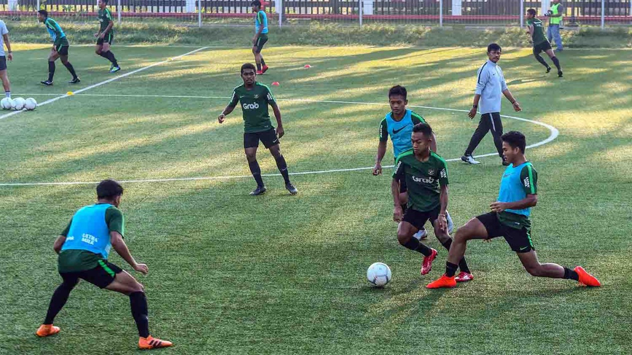 Latihan Terakhir Timnas U-22 Jelang Piala AFF 2019