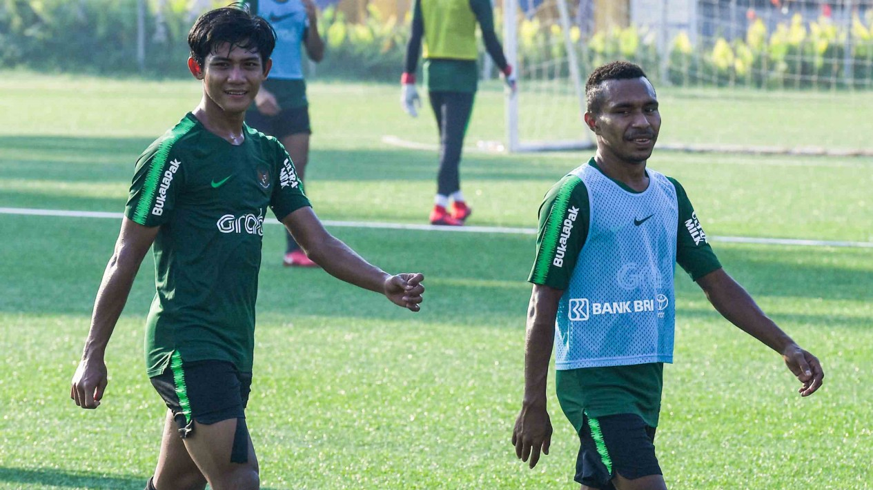 Latihan Terakhir Timnas U-22 Jelang Piala AFF 2019