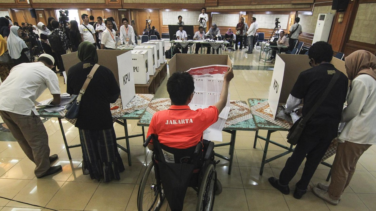 Sosialisasi dan Simulasi Bagi Pemilih Penyandang Disabilitas