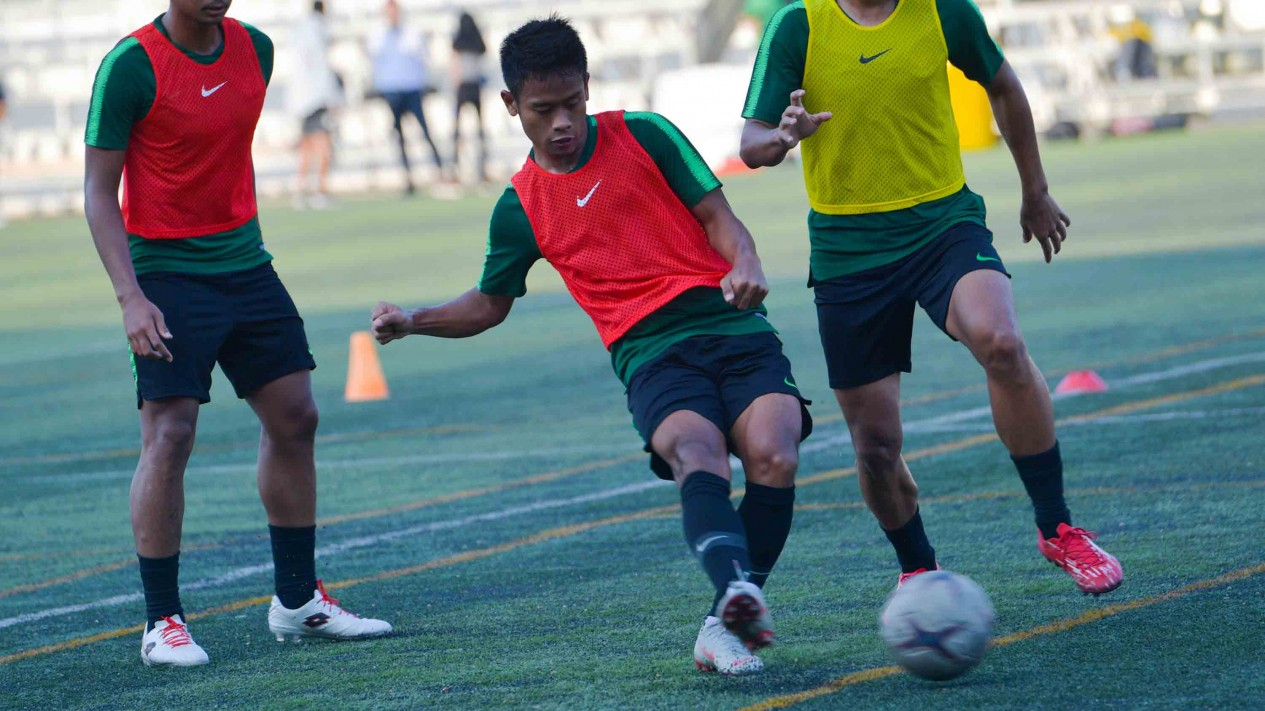 Latihan Timnas U-22 Jelang Tanding Lawan Kamboja