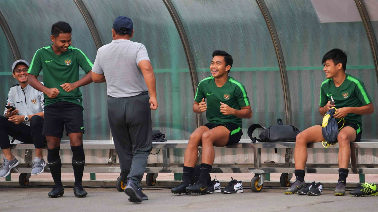 Intip Latihan Timnas U-22 Jelang Laga Final Piala AFF 2019