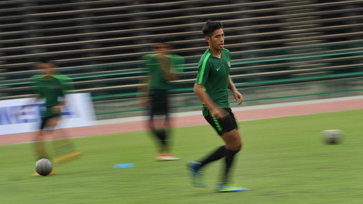 Intip Latihan Timnas U-22 Jelang Laga Final Piala AFF 2019