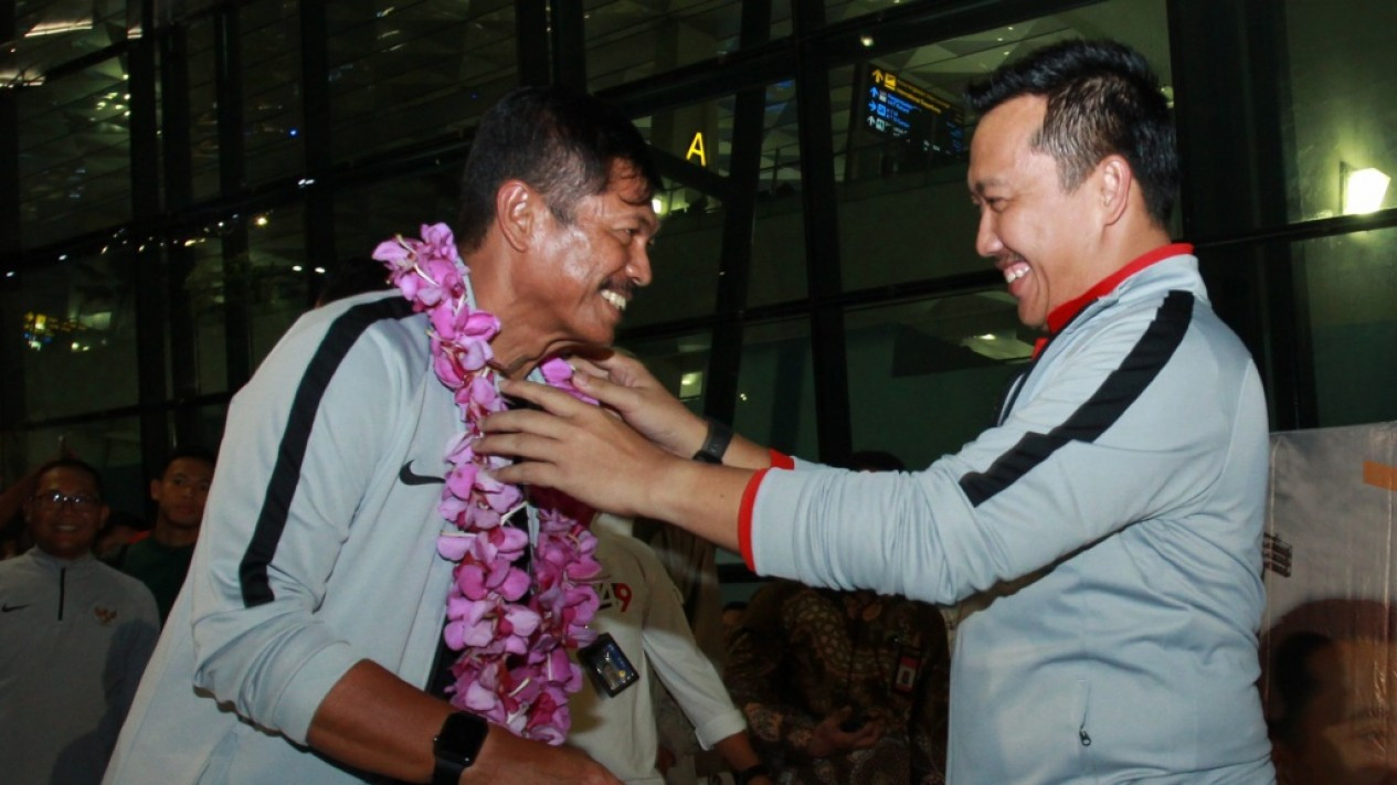 Suasana Kedatangan Timnas U-22 Usai Juara Piala AFF 2019