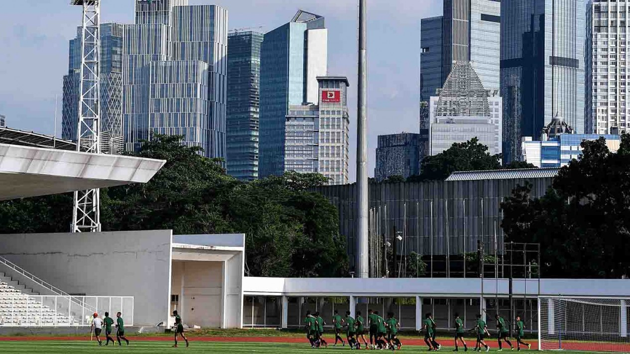 Latihan Timnas Indonesia Jelang Kualifikasi Piala Asia 2020