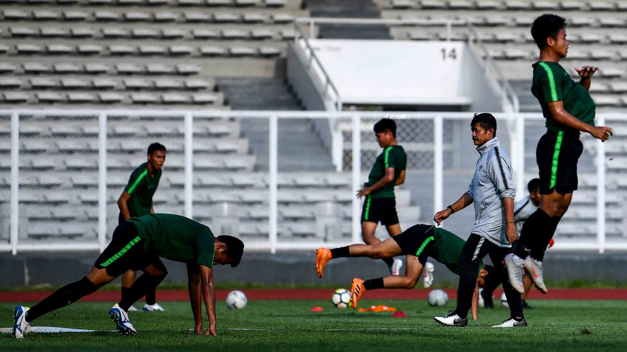 Latihan Timnas Indonesia Jelang Kualifikasi Piala Asia 2020