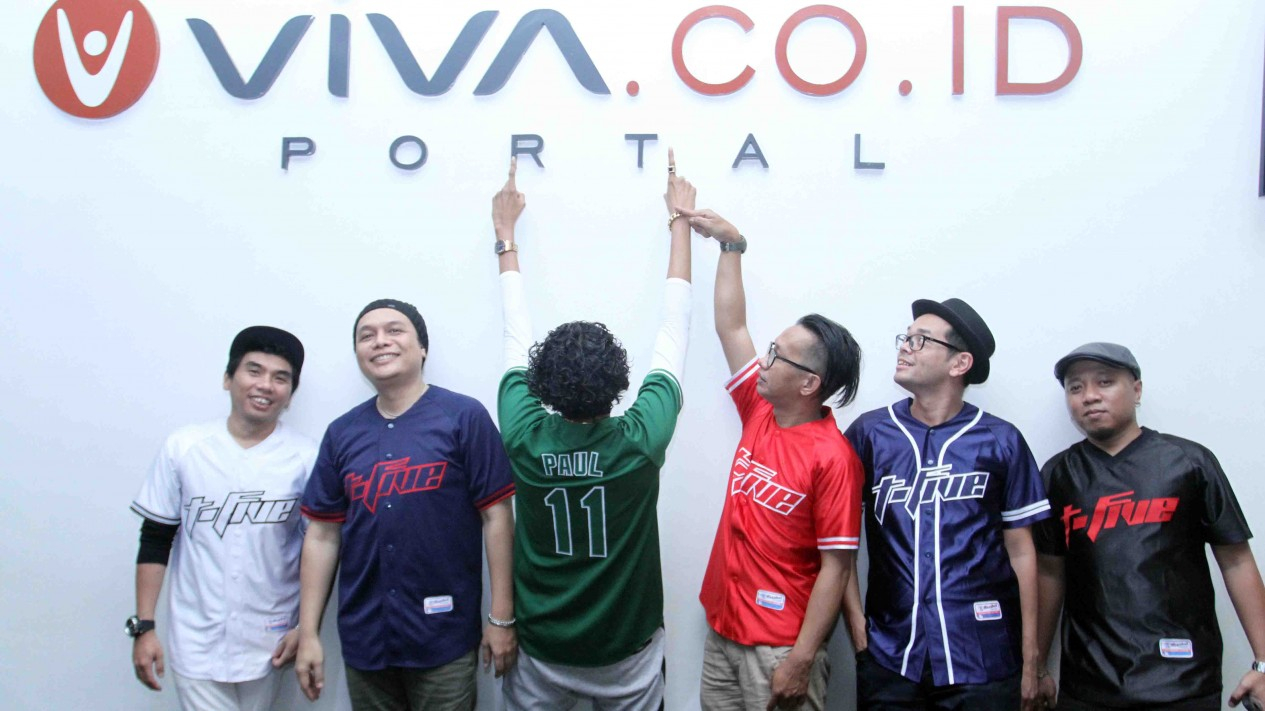 Intip Keseruan Band T-Five saat Kunjungi VIVA