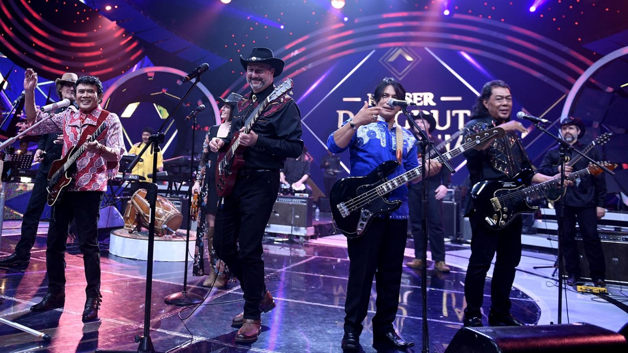 Pertunjukan Konser Dangdut Cowboys