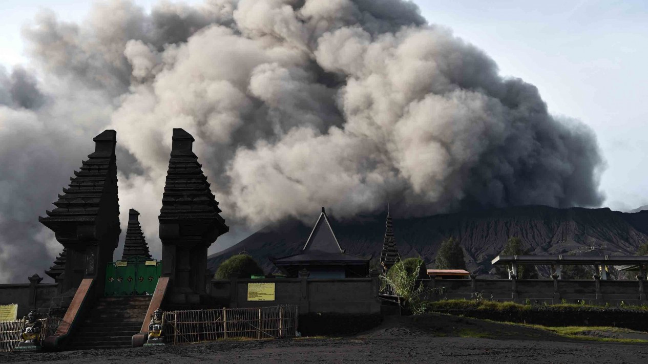 Erupsi, Pengunjung Gunung Bromo Masih Ramai