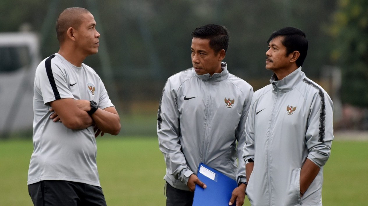 Sesi Latihan Timnas Indonesia U-23 Jelang Lawan Brunei