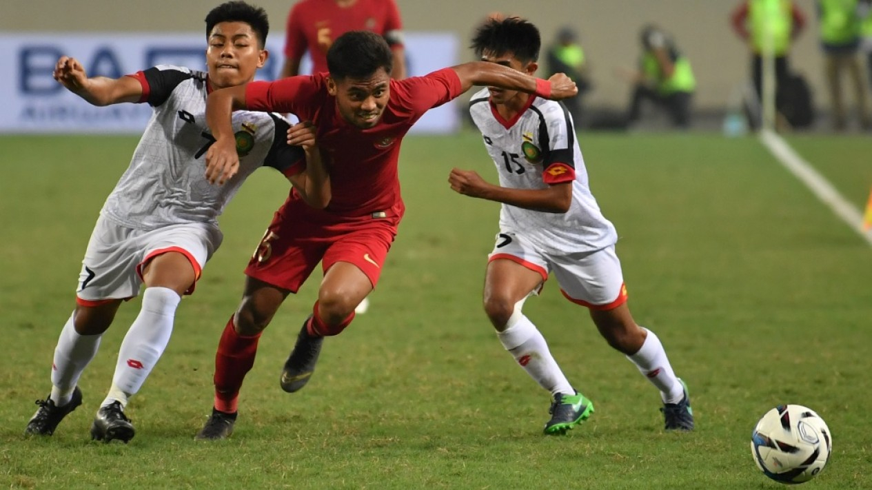 Aksi Pemain Timnas Indonesia U-23 Kalahkan Brunei