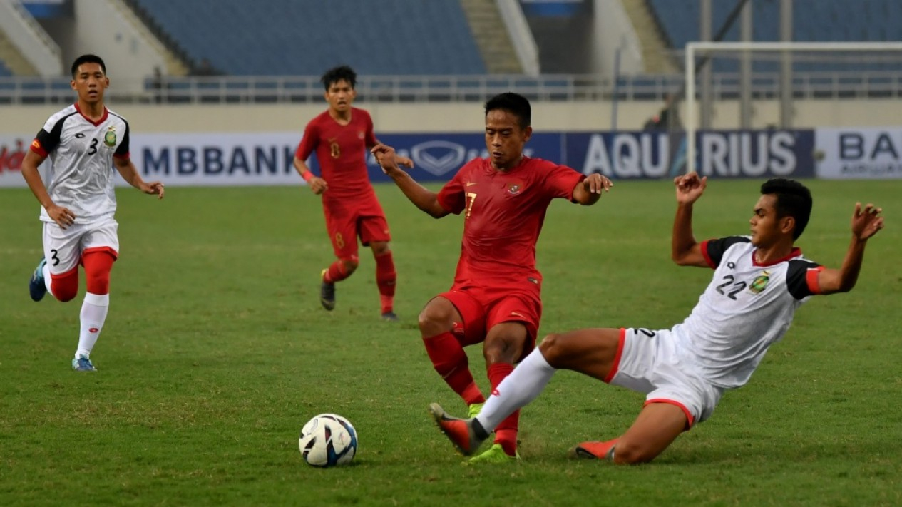 Aksi Pemain Timnas Indonesia U-23 Kalahkan Brunei
