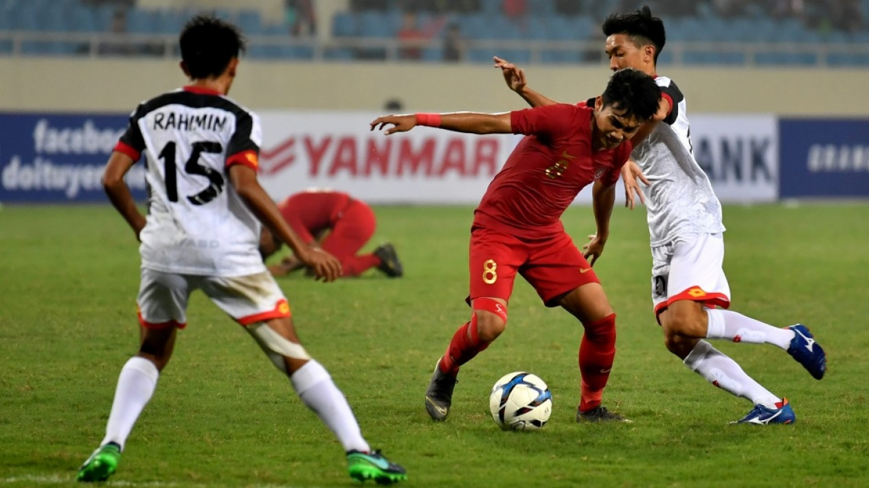 Aksi Pemain Timnas Indonesia U-23 Kalahkan Brunei