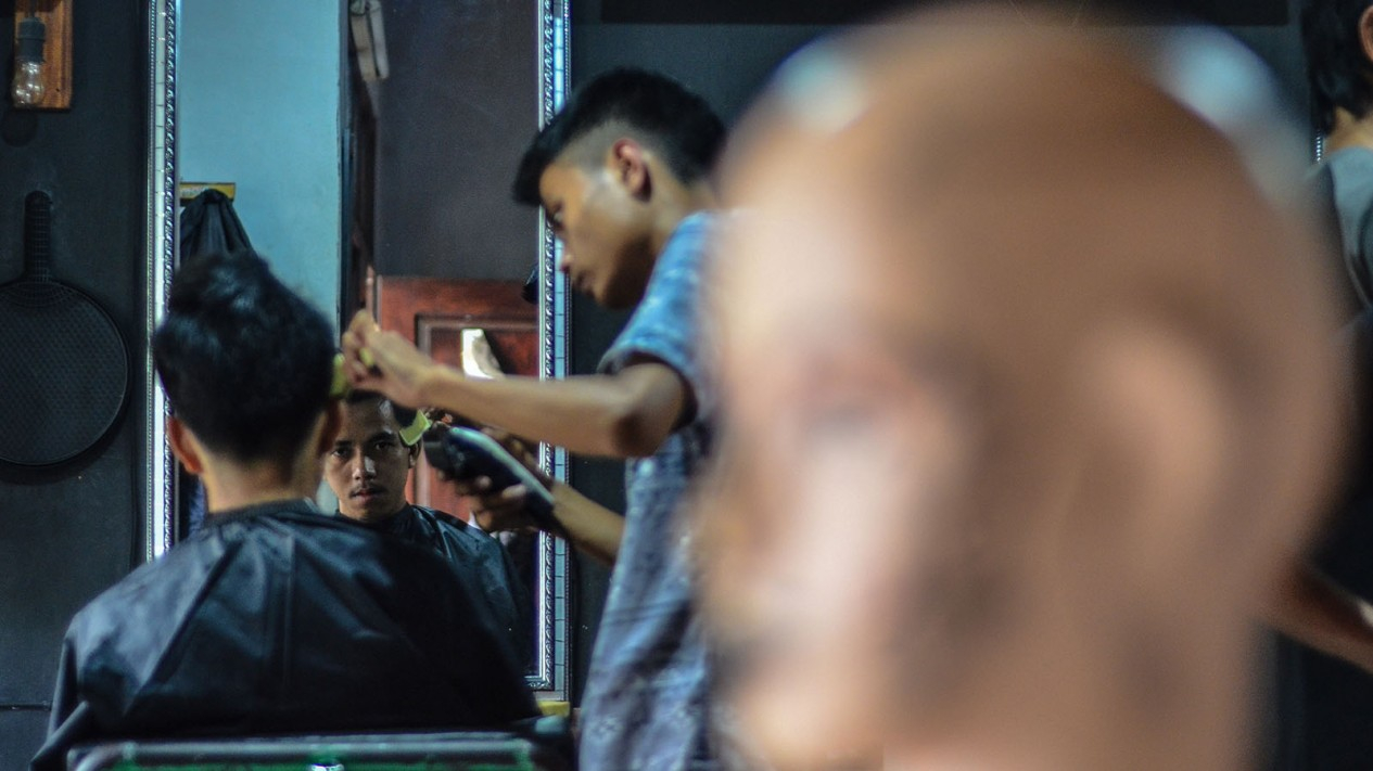 Unik, Sekolah Seniman Pangkas Rambut