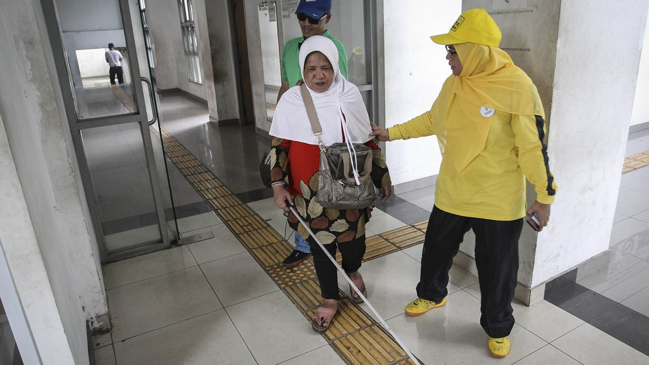 Sosialisasi Ubin Pemandu untuk Tuna Netra